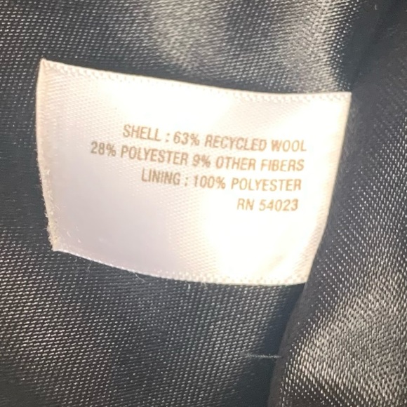 OLD NAVY NWOT wool blend dark grey coat Size Small - Picture 5 of 13